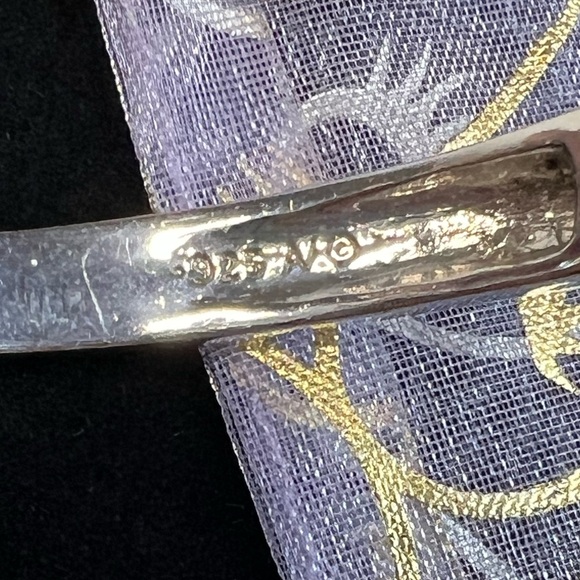 Sterling Silver Bracelet w/ bright jewel toned Semi Precious Gemstones - Picture 3 of 5